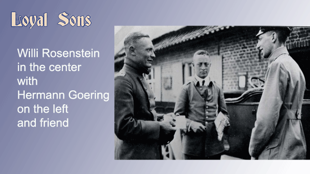 Willi Rosenstein with Goering and friend